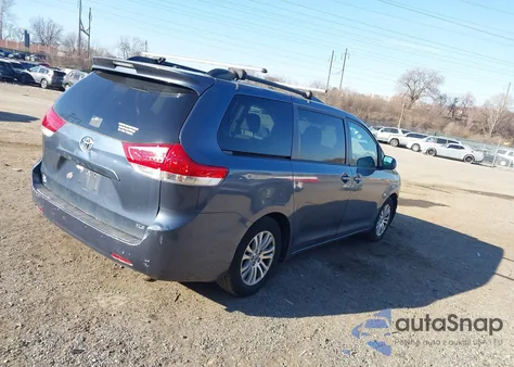 2014 Toyota Sienna Xle из США, поврежденный, VIN 5TDYK3DC3ES487461